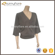 Wholesale women fashion pure cashmere poncho pullover